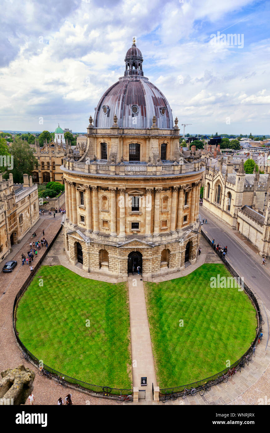 Radcliffe Camera iconic landmark in Oxford, Univerity of Oxford City in