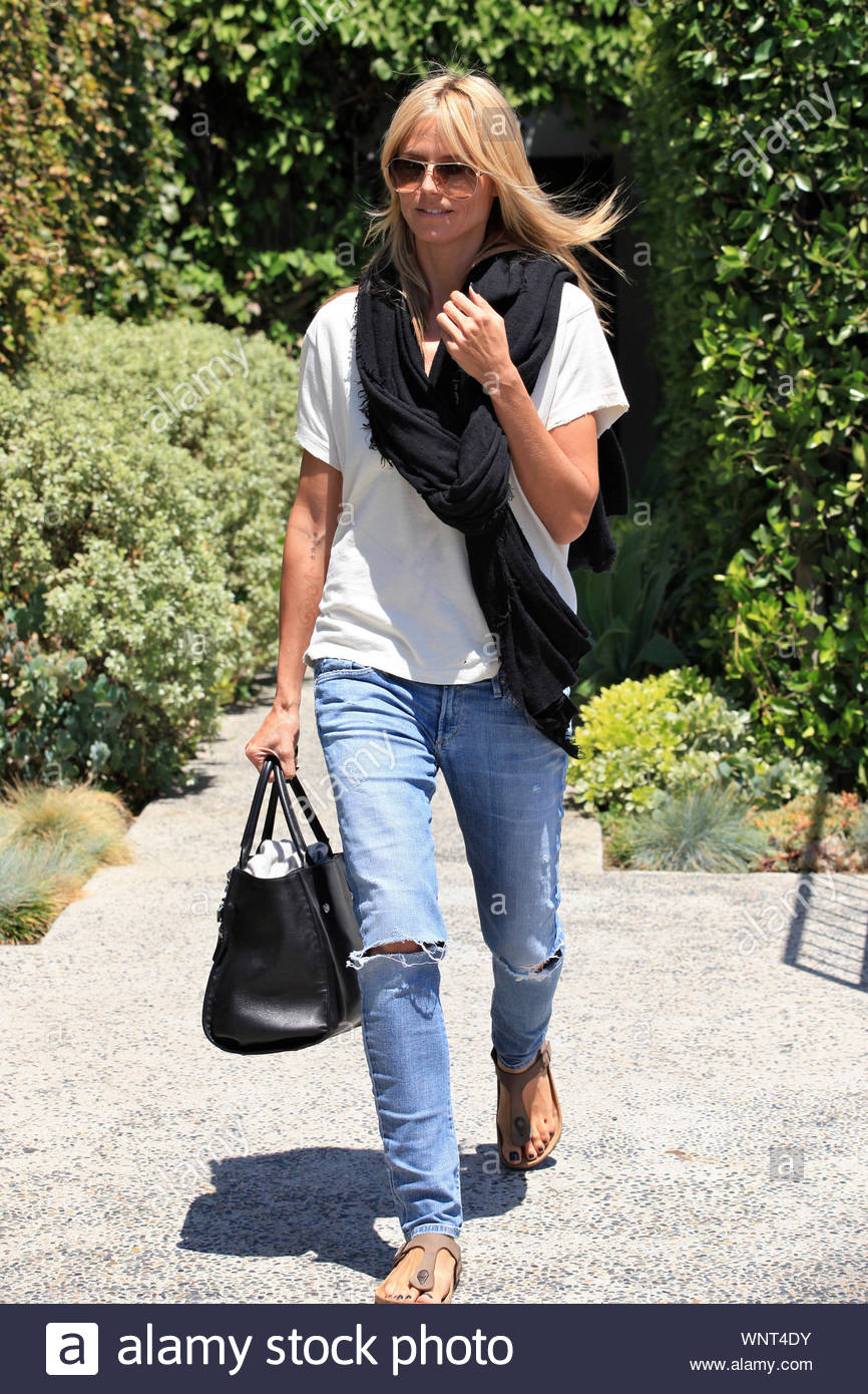heidi klum casual style