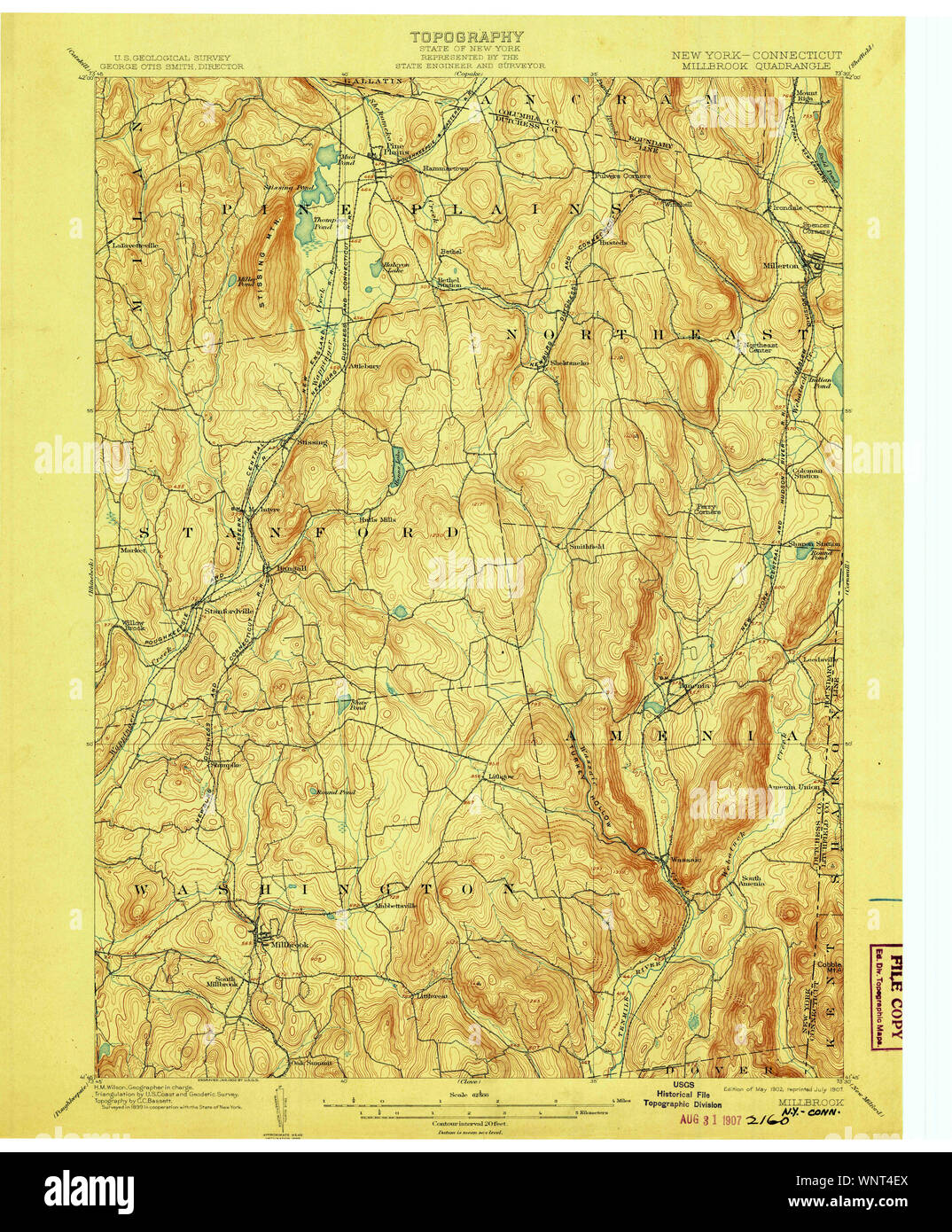 New York NY Millbrook 144178 1902 62500 Restoration Stock Photo Alamy