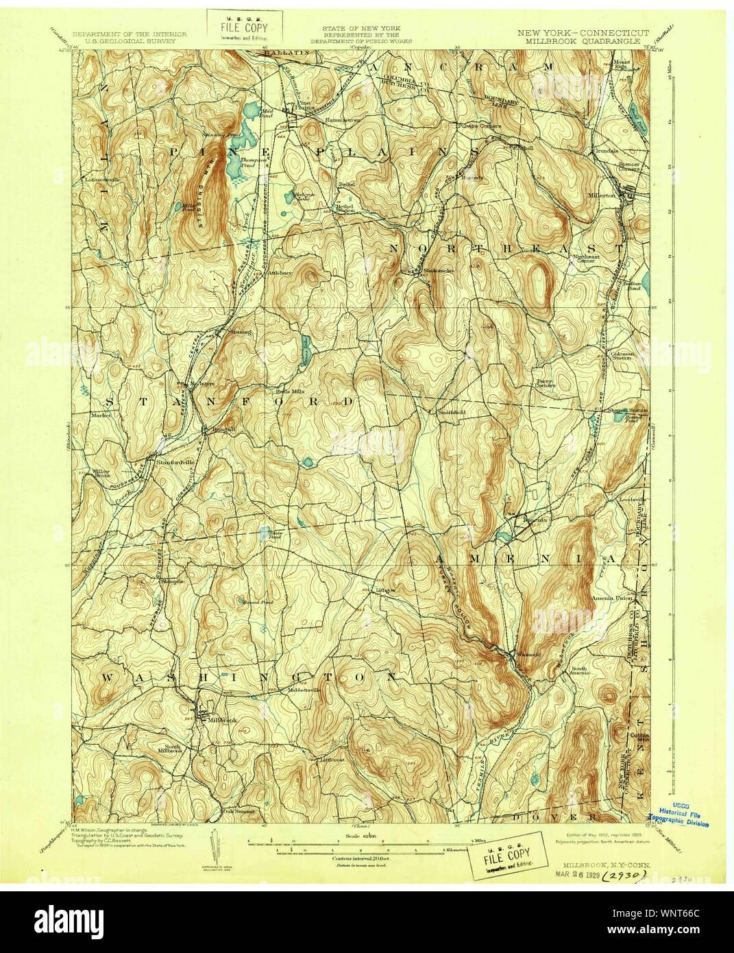 New York NY Millbrook 144183 1902 62500 Restoration Stock Photo Alamy