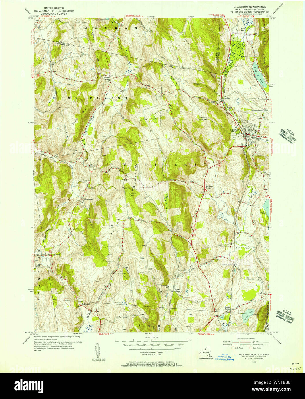 New York NY Millerton 130591 1955 24000 Restoration Stock Photo Alamy