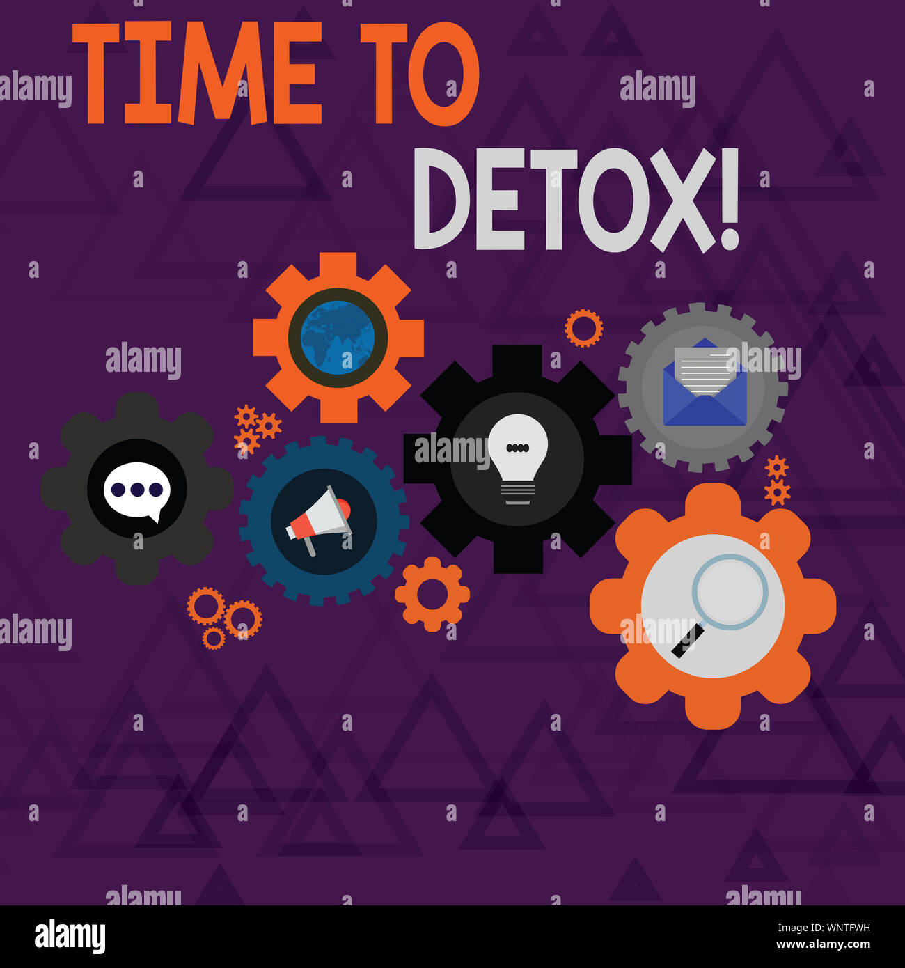 Conceptual hand writing showing Time To Detox. Concept meaning when you  purify your body of toxins or stop consuming drug Set of Global Online  Social Stock Photo - Alamy