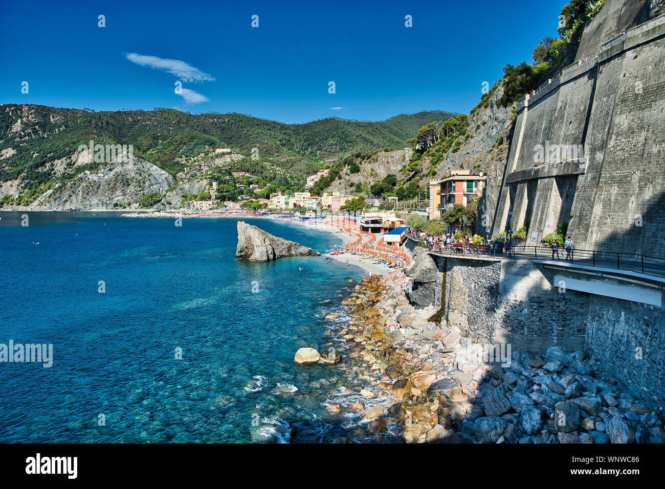 Cinque Terre Italy Ligurian Sea Stock Photo - Alamy