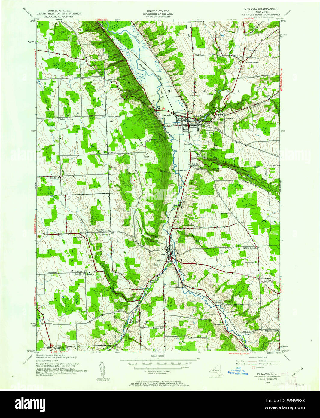 New York NY Moravia 130657 1943 24000 Restoration Stock Photo Alamy