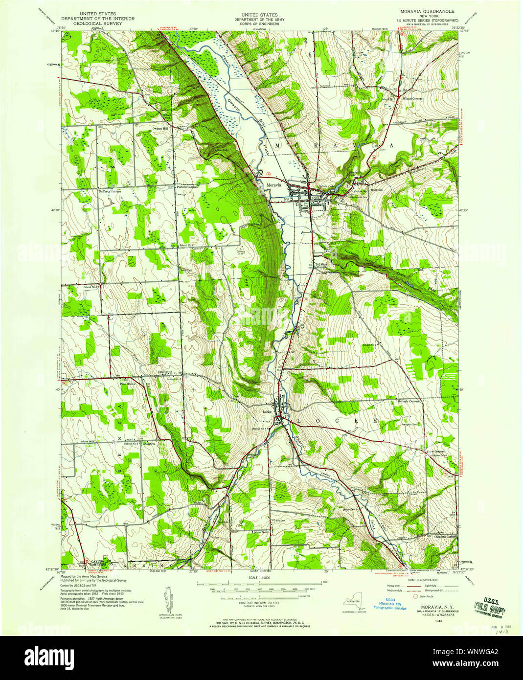 New York NY Moravia 130658 1943 24000 Restoration Stock Photo Alamy