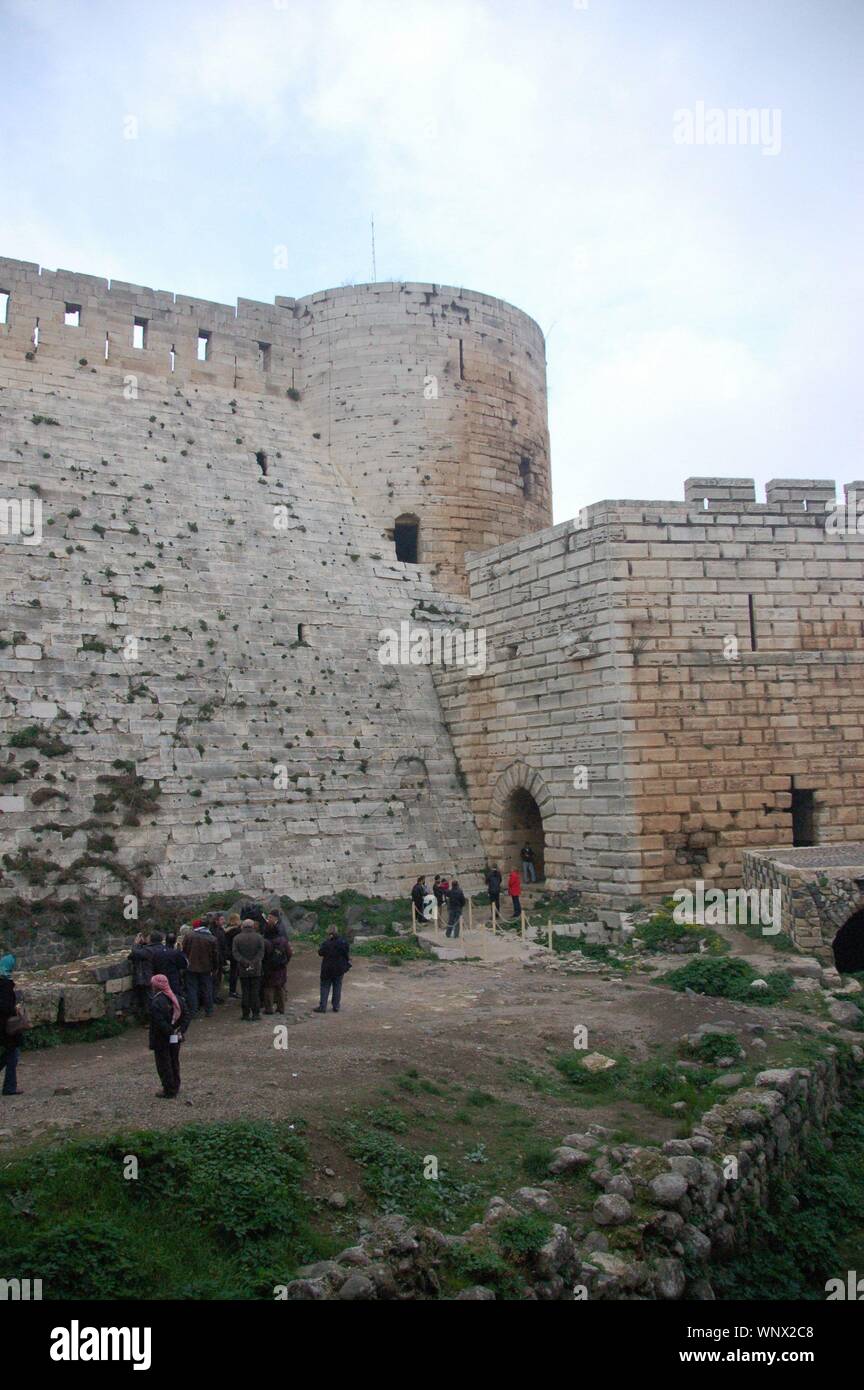 The Krak des Chevaliers Stock Photo Alamy