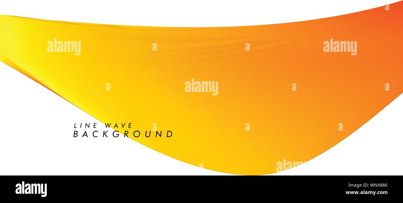vector modern abstract line wave background in eps 10 Stock Vector ...
