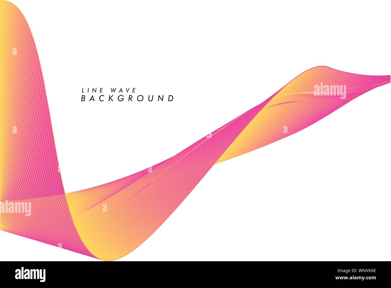 vector modern abstract line wave background in eps 10 Stock Vector ...