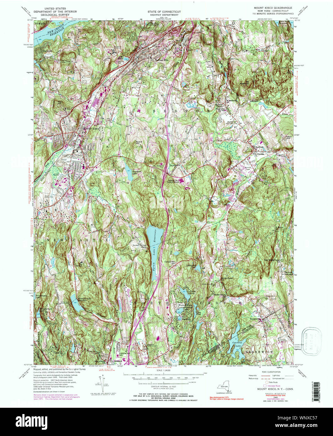 Map of mount kisco Cut Out Stock Images & Pictures Alamy