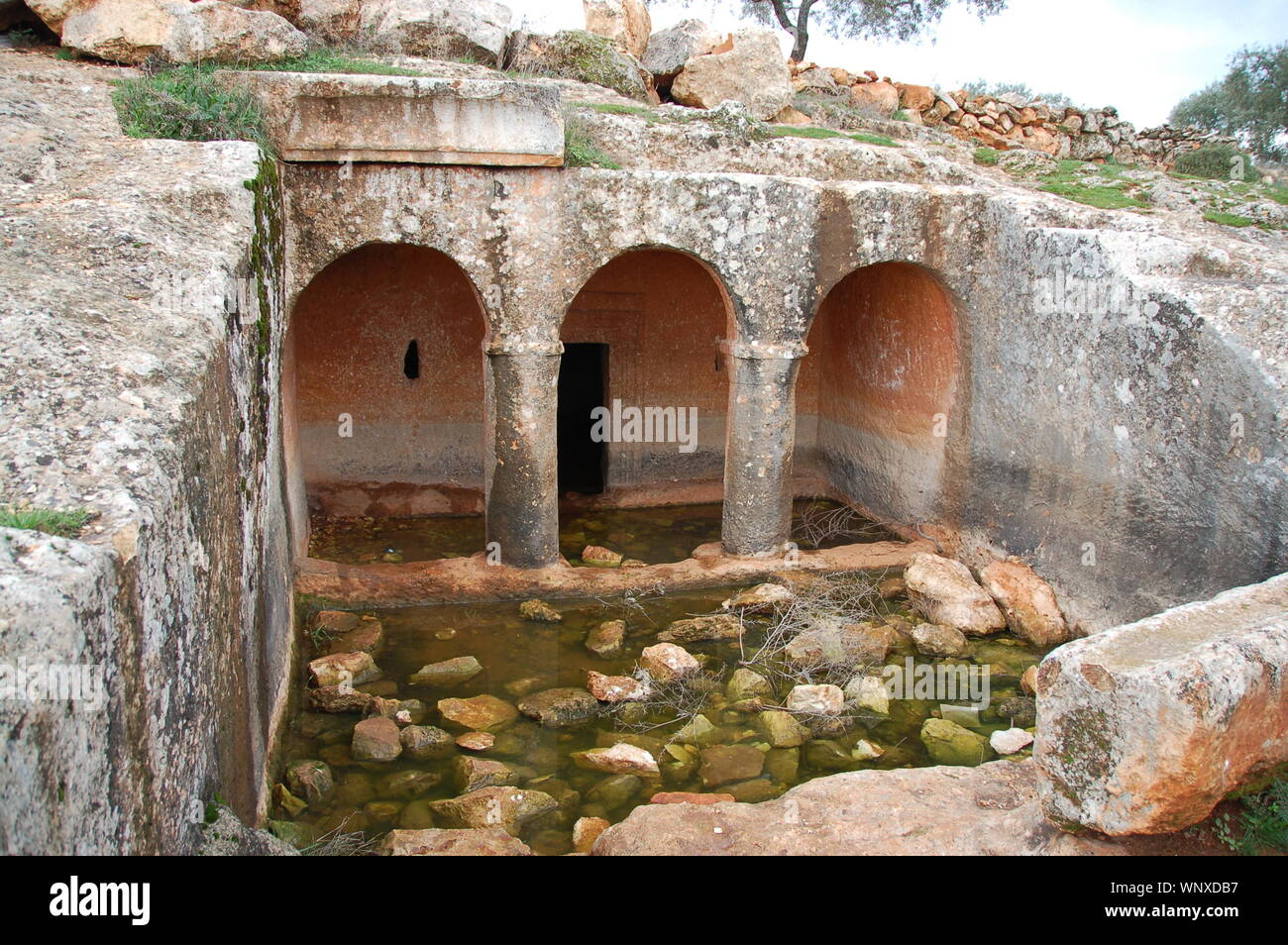 The ruins of Al Bara Stock Photo - Alamy