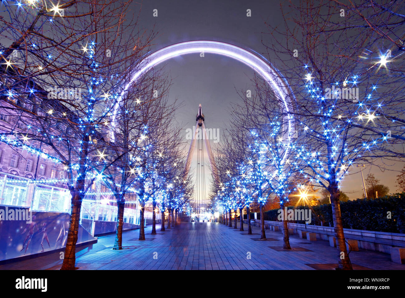 London - london Eye - Pepsi Stock Photo