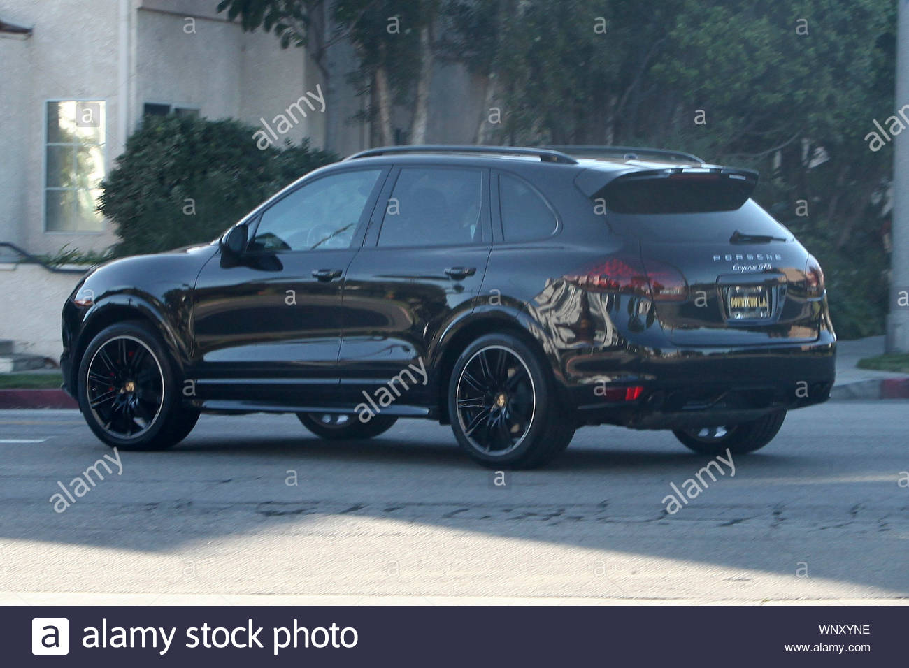 West Hollywood Ca Bride To Be Miley Cyrus Enjoys A Quick Ride Around Weho While Test Driving Her New Porsche Cayenne Gts Akm Gsi November 11 12 Stock Photo Alamy