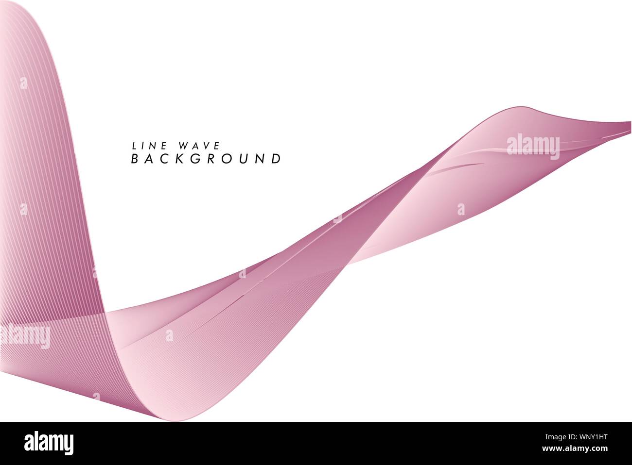 vector modern abstract line wave background in eps 10 Stock Vector ...