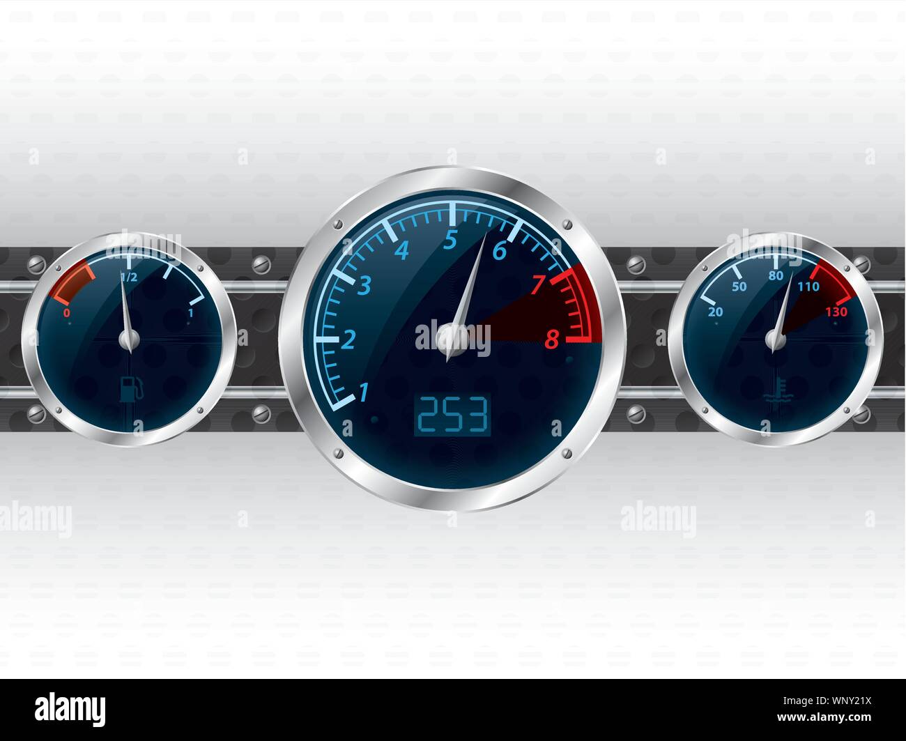 Dashboard gauges with industrial backgound Stock Vector Image & Art Alamy