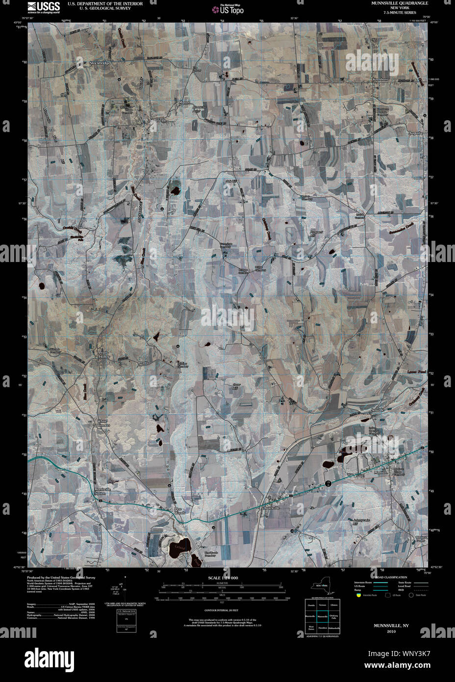 New York NY Munnsville 20100304 TM Inverted Restoration Stock Photo Alamy