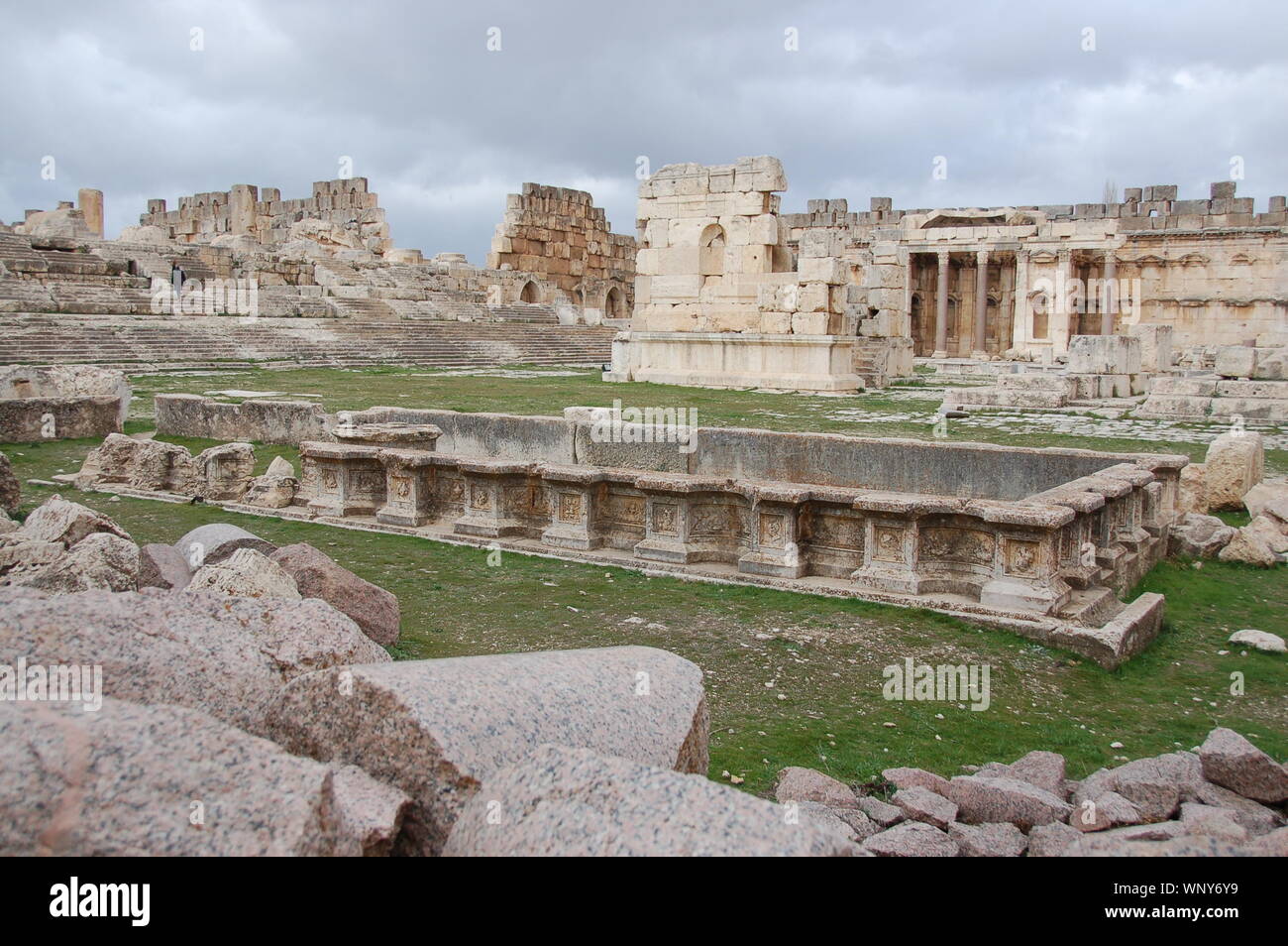 Baalbek in Lebanon Stock Photo Alamy
