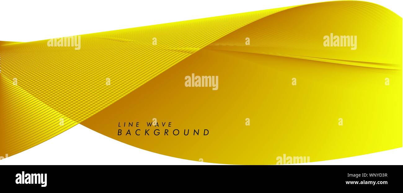 modern abstract line wave background in eps 10 Stock Vector Image & Art ...