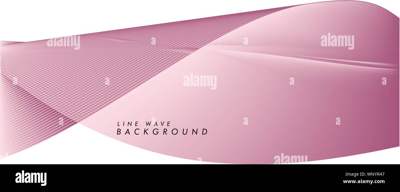 vector modern abstract line wave background in eps 10 Stock Vector ...