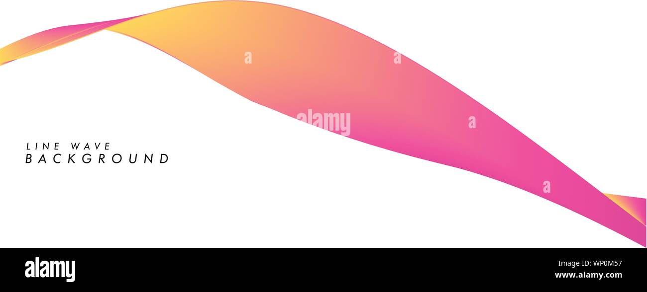 vector modern abstract line wave background in eps 10 Stock Vector ...