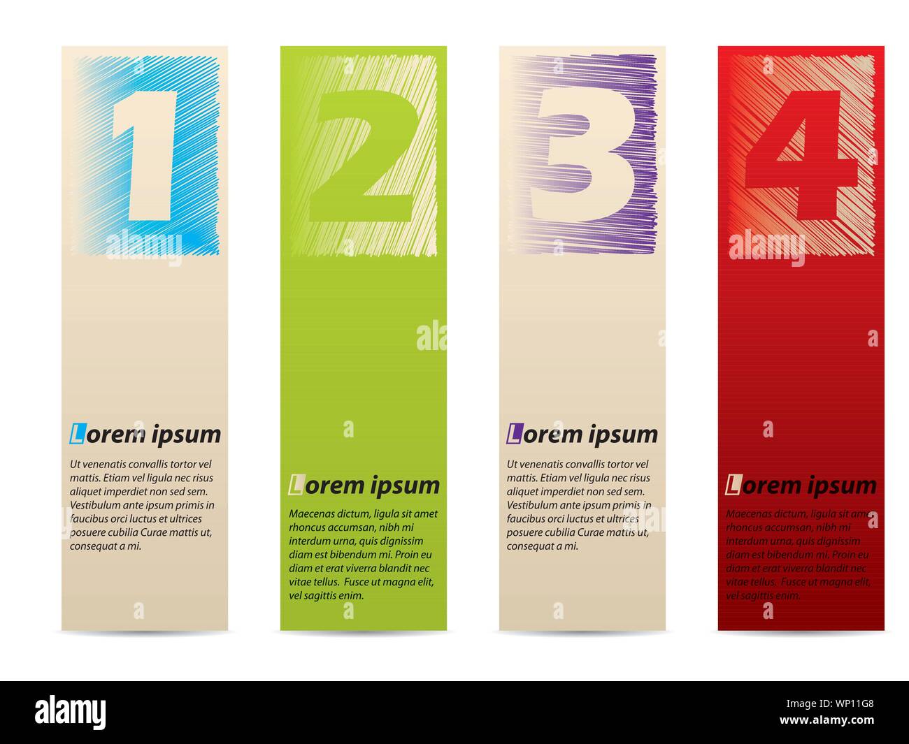 Stationary design label set Stock Vector Image &amp; Art - Alamy