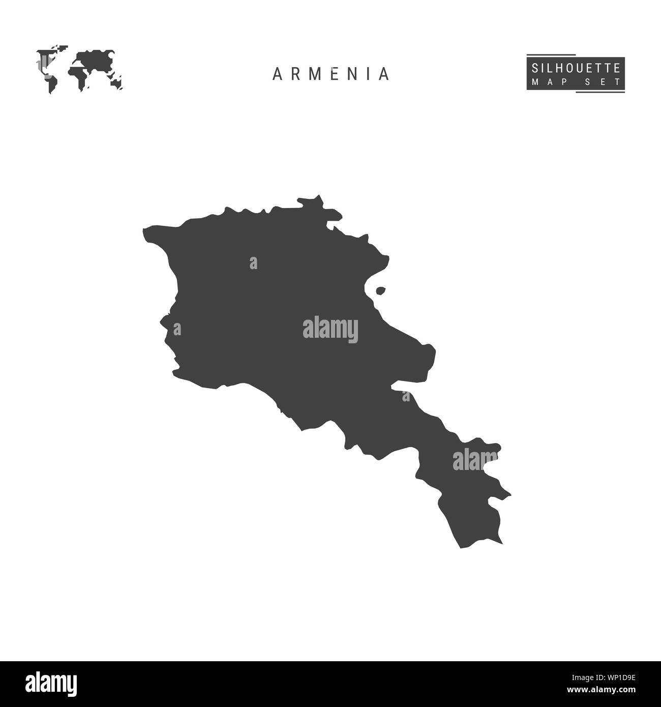 Map of armenia isolated hi-res stock photography and images - Alamy