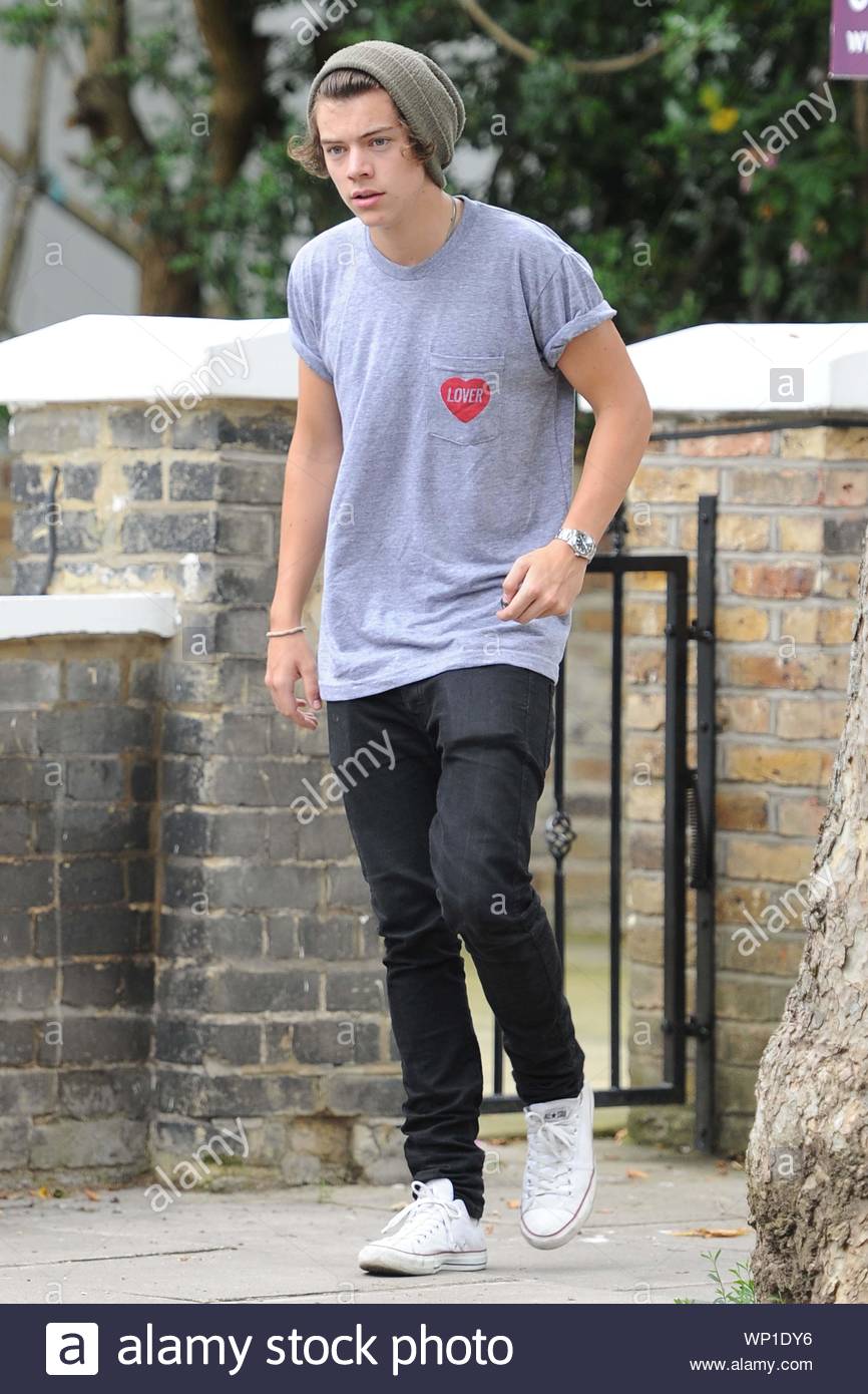 harry styles in sweatpants