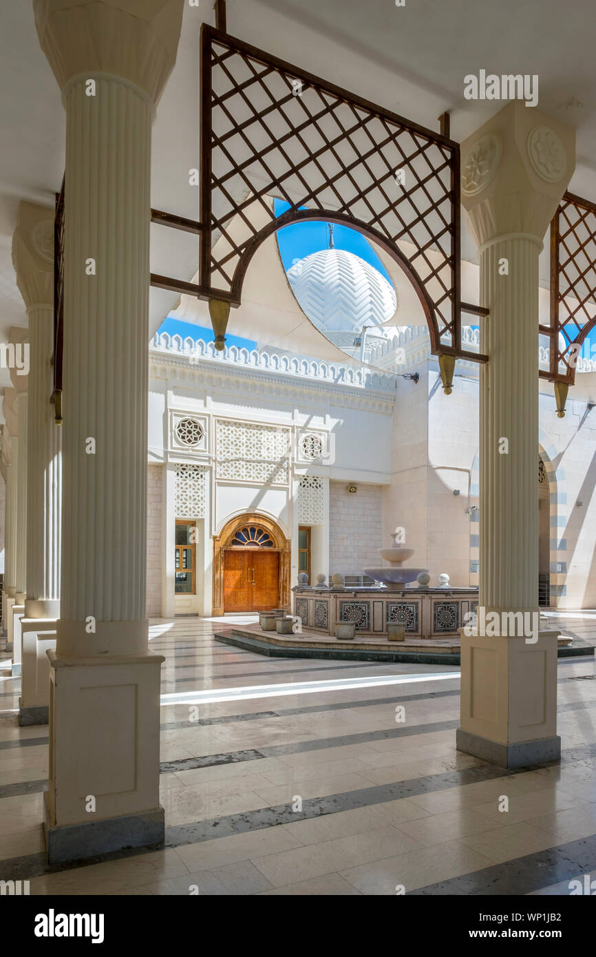 Jordan, Aqaba Governorate, Aqaba. Sharif Hussein bin Ali Mosque. Stock Photo