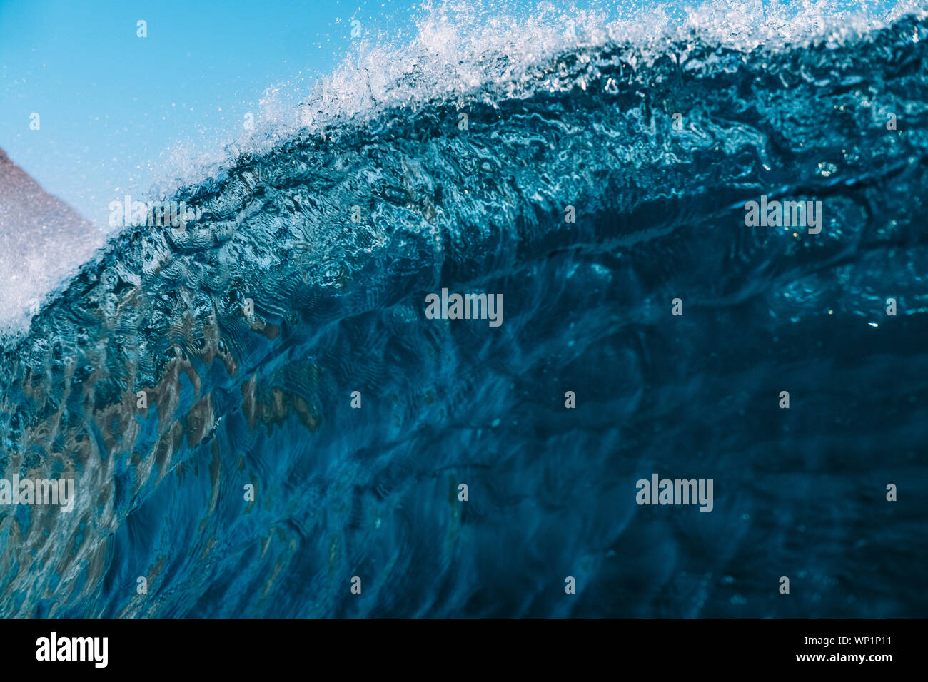 Close-up of wave breaking Stock Photo