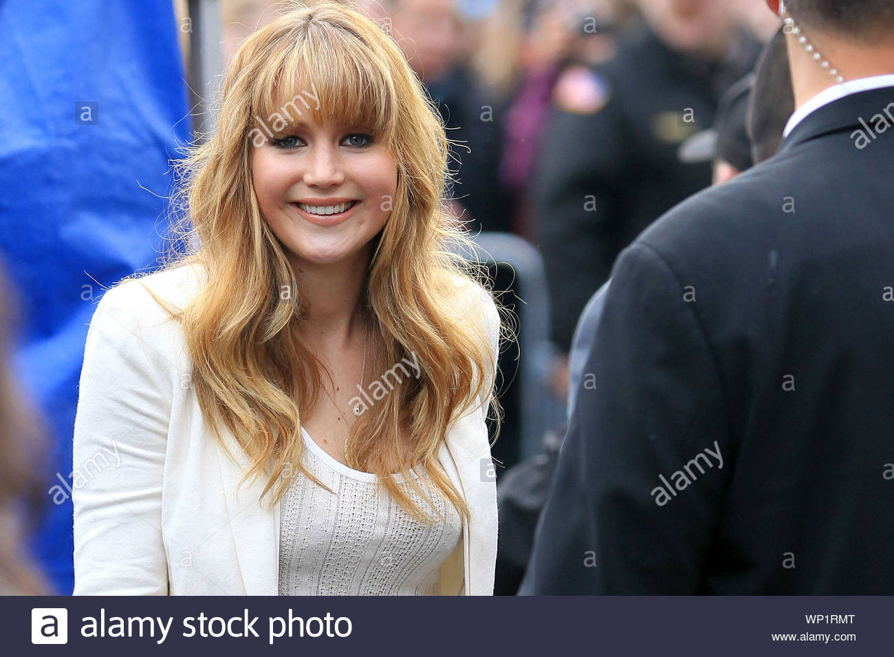 Seattle Wa Jennifer Lawrence Joins Her Cast Members Liam