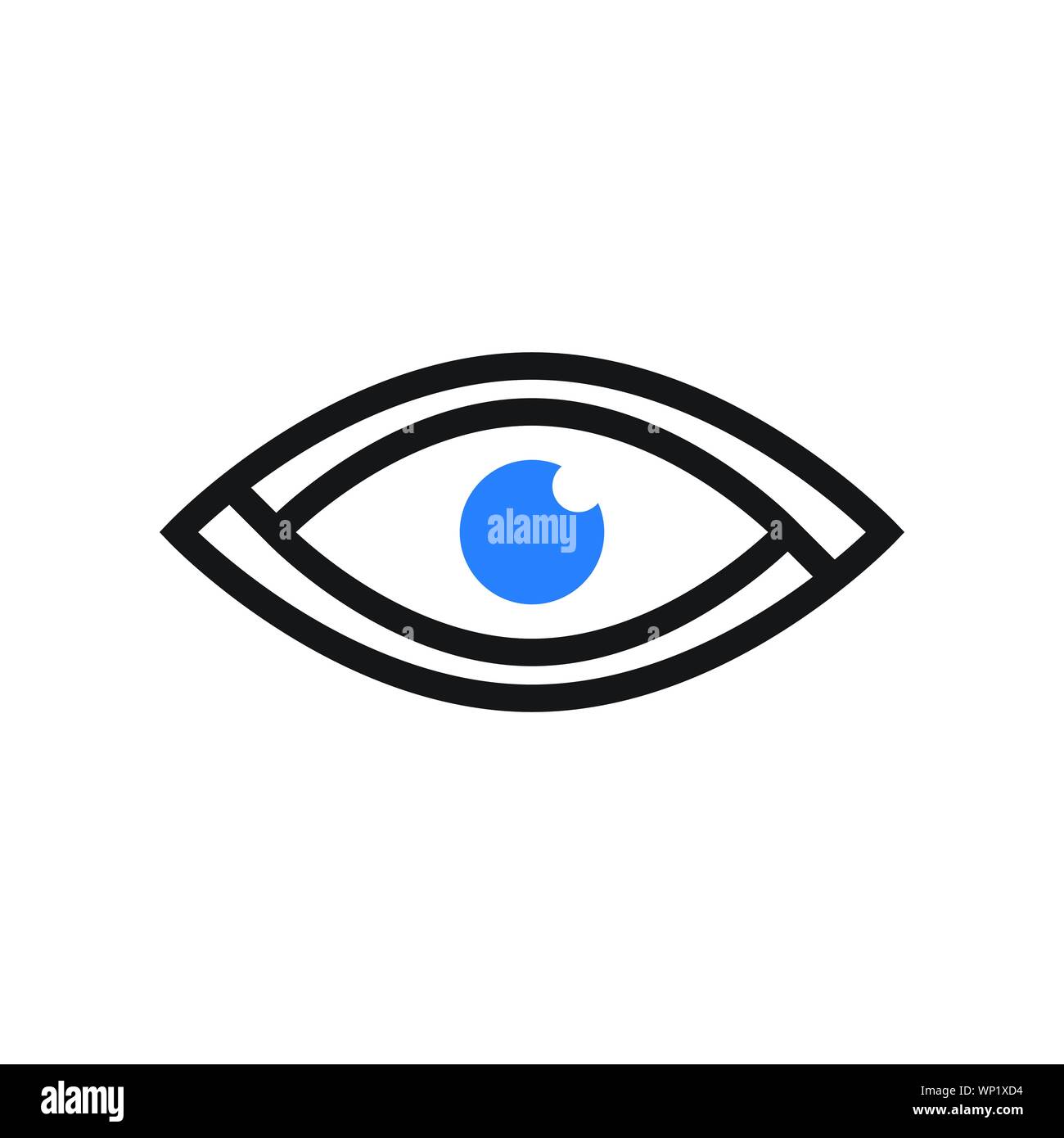 Abstract eye graphic design template vector isolated Stock Vector Image ...