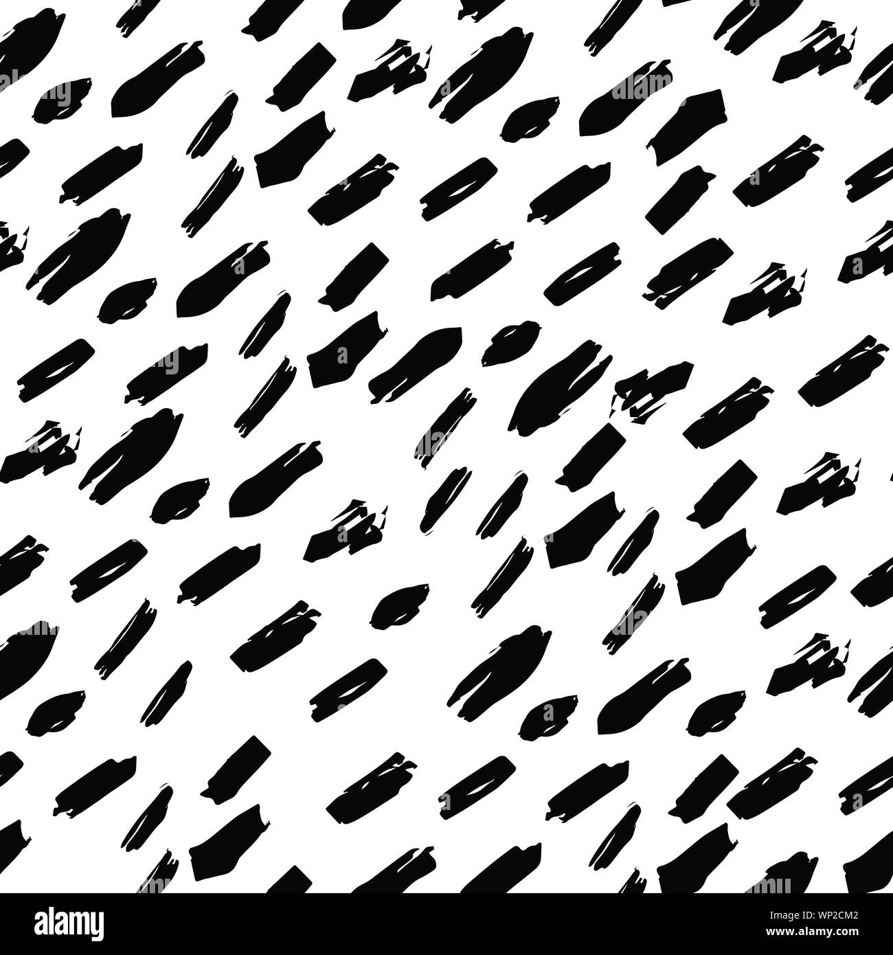 Ink abstract seamless pattern Stock Vector