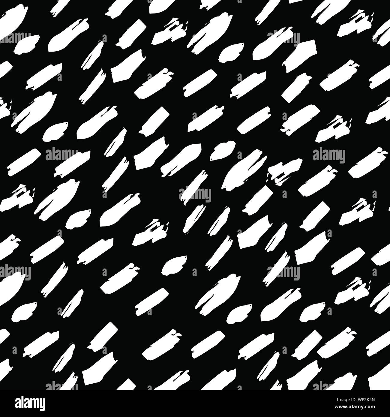 Ink abstract seamless pattern Stock Vector