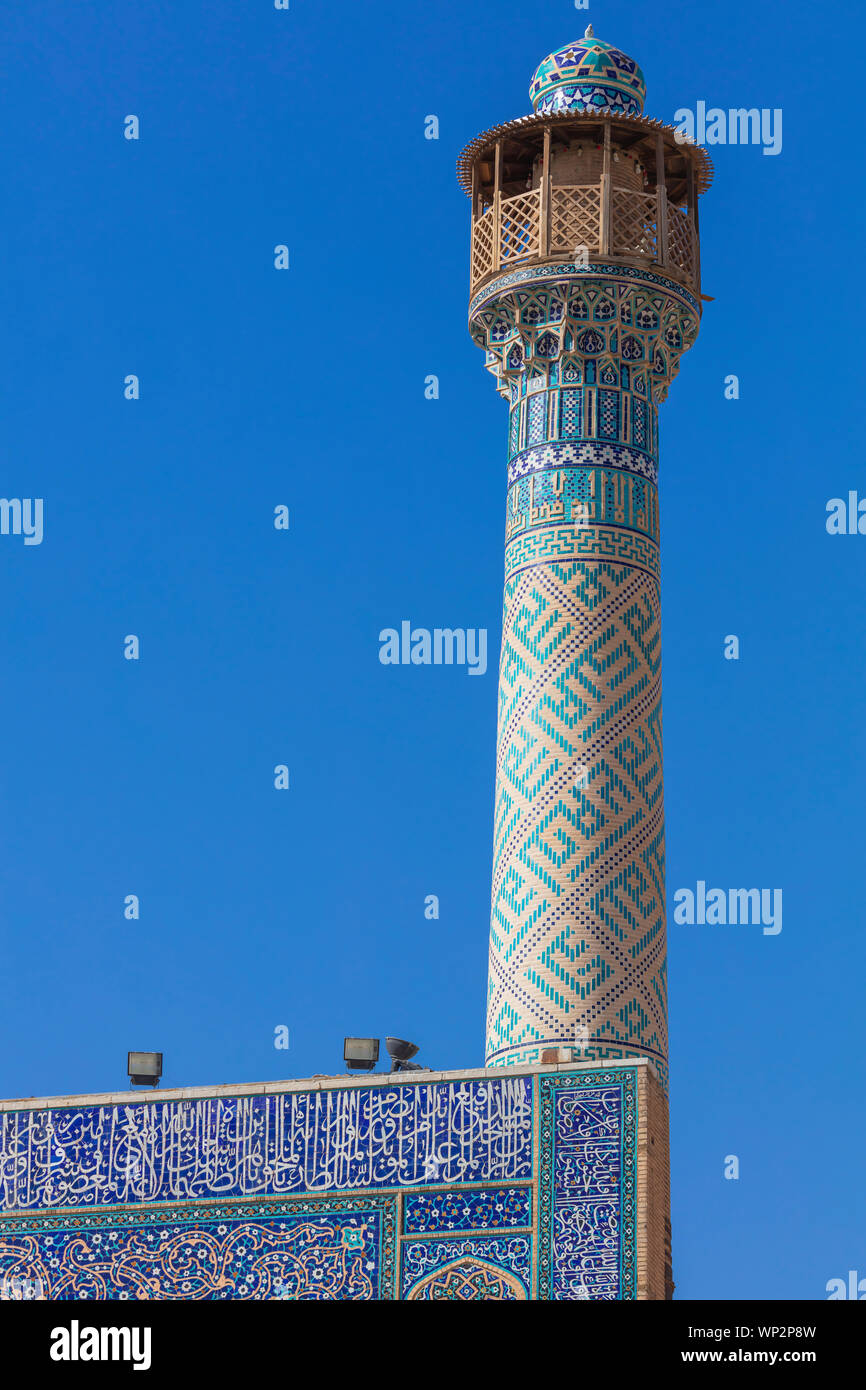 Jameh Mosque, Isfahan, Isfahan Province, Iran Stock Photo Alamy