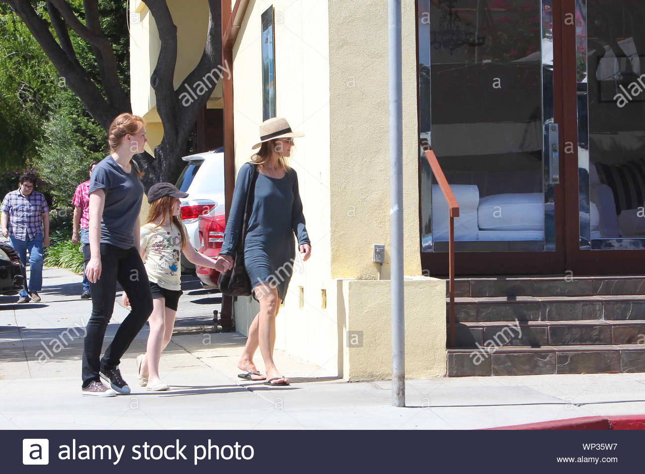 Santa Monica Ca Actress Helen Hunt And Daughter Makena Lei Were