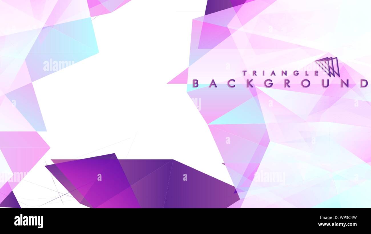 Abstract vector triangle background with colorful gradient. Vector EPS ...