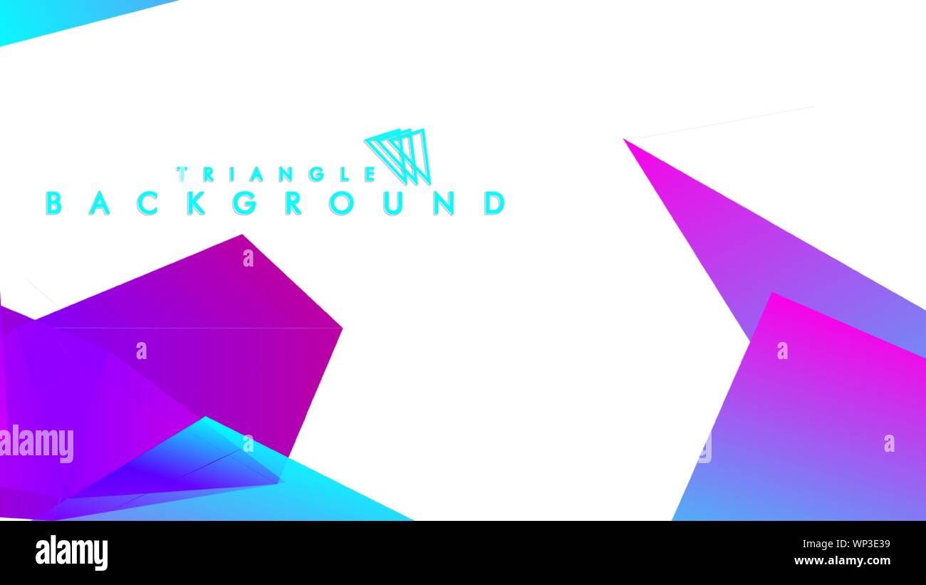 Abstract vector triangle background with colorful gradient. Vector EPS ...