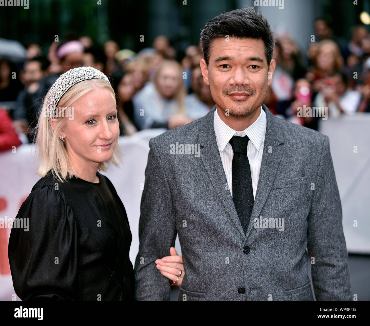 Toronto, Canada. 06th Sep, 2019. Director Destin Daniel Cretton (R) and Nikki Chapman arrive for the world premiere of 'Just Mercy' at Roy Thomson Hall during the Toronto International Film Festival in Toronto, Canada on Friday, September 6, 2019. Photo by Chris Chew/UPI Credit: UPI/Alamy Live News Stock Photo