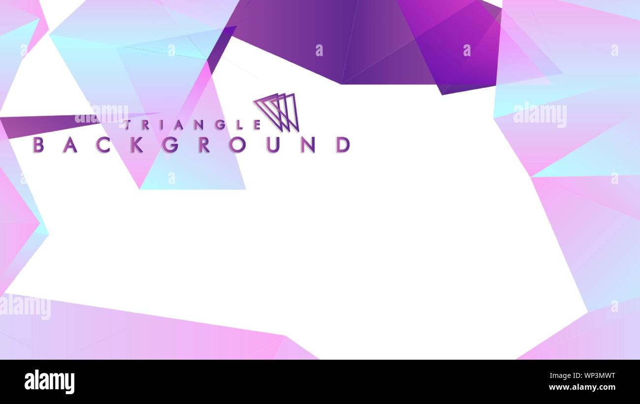 Abstract vector triangle background with colorful gradient. Vector EPS ...