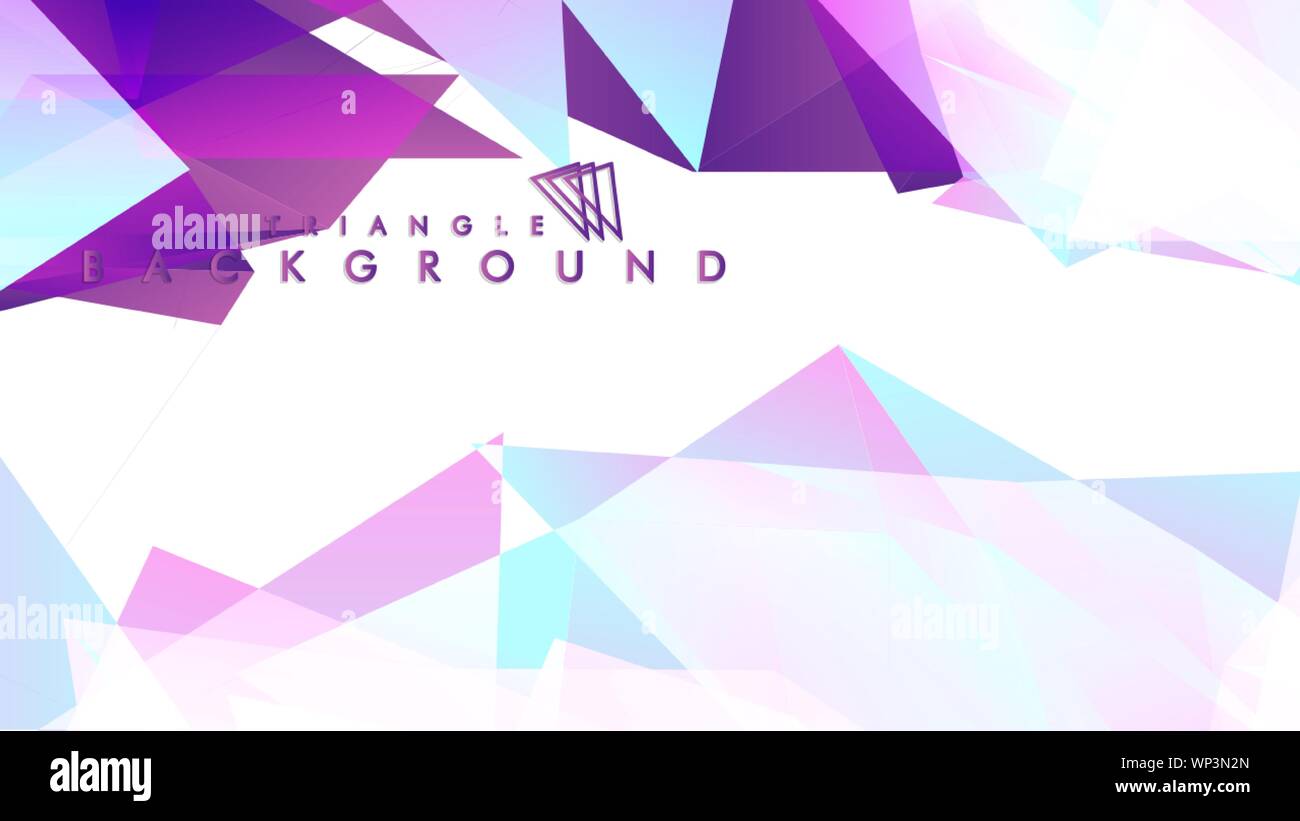 Abstract vector triangle background with colorful gradient. Vector EPS ...