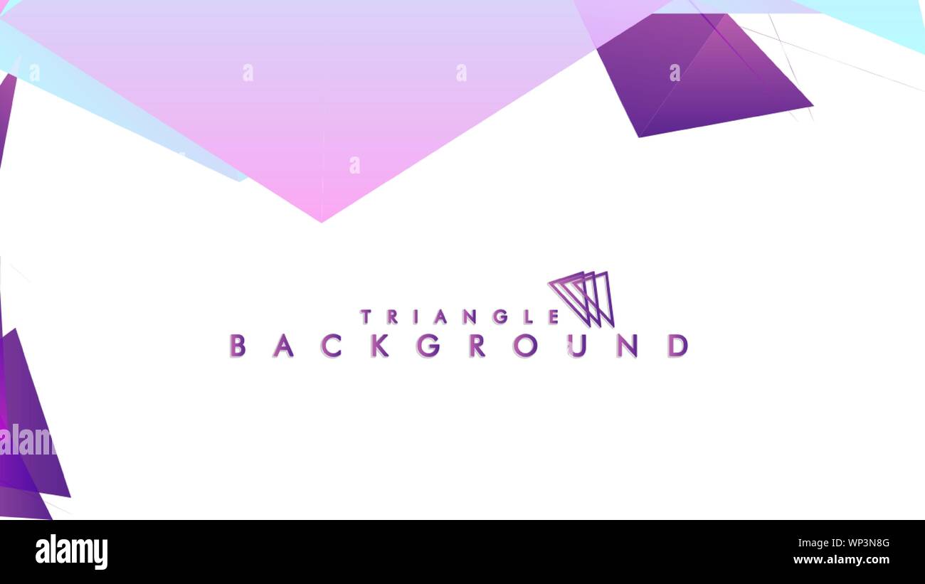 Abstract vector triangle background with colorful gradient. Vector EPS ...