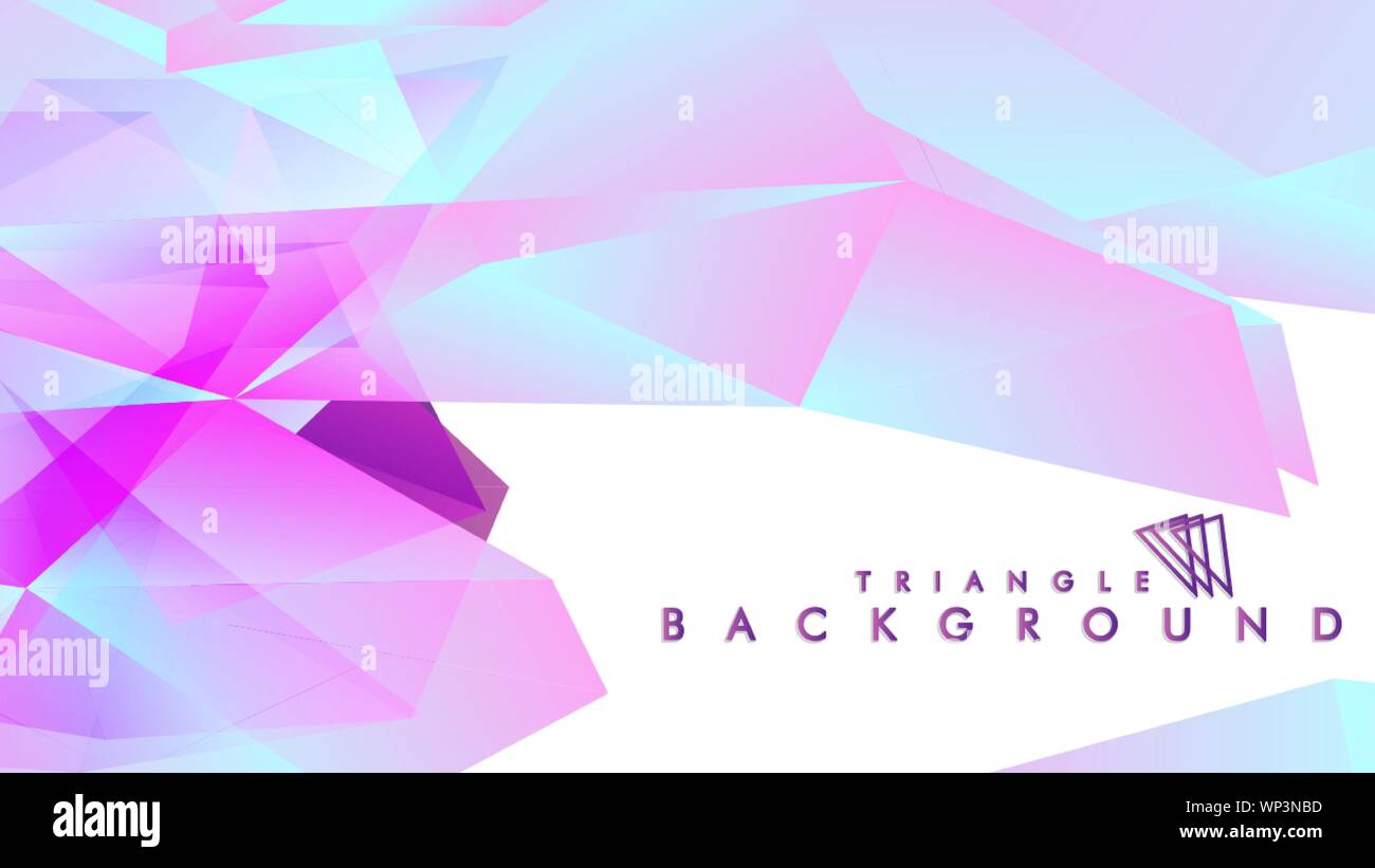 Abstract vector triangle background with colorful gradient. Vector EPS ...