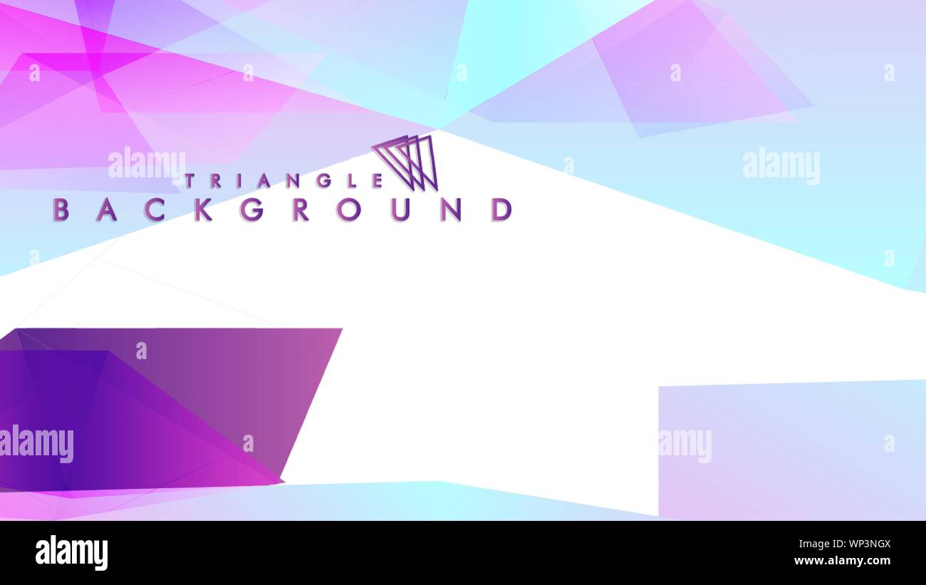 Abstract vector triangle background with colorful gradient. Vector EPS ...