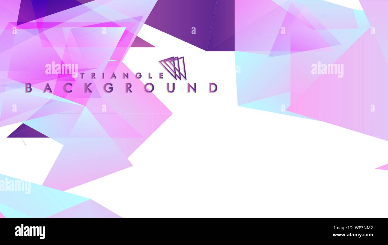 Abstract vector triangle background with colorful gradient. Vector EPS ...