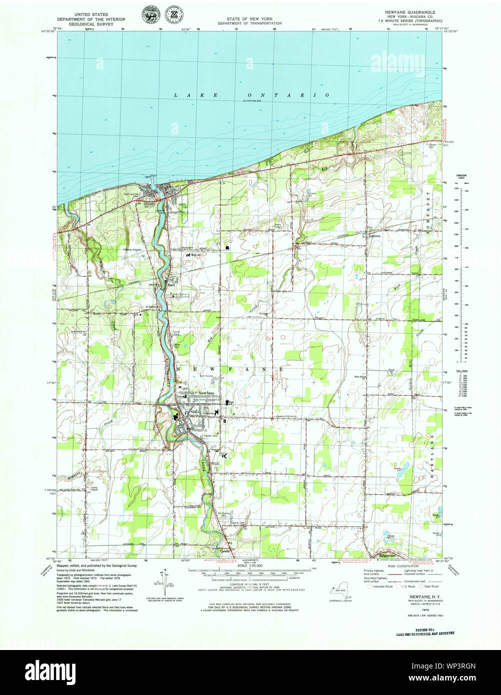 Map of newfane hires stock photography and images Alamy