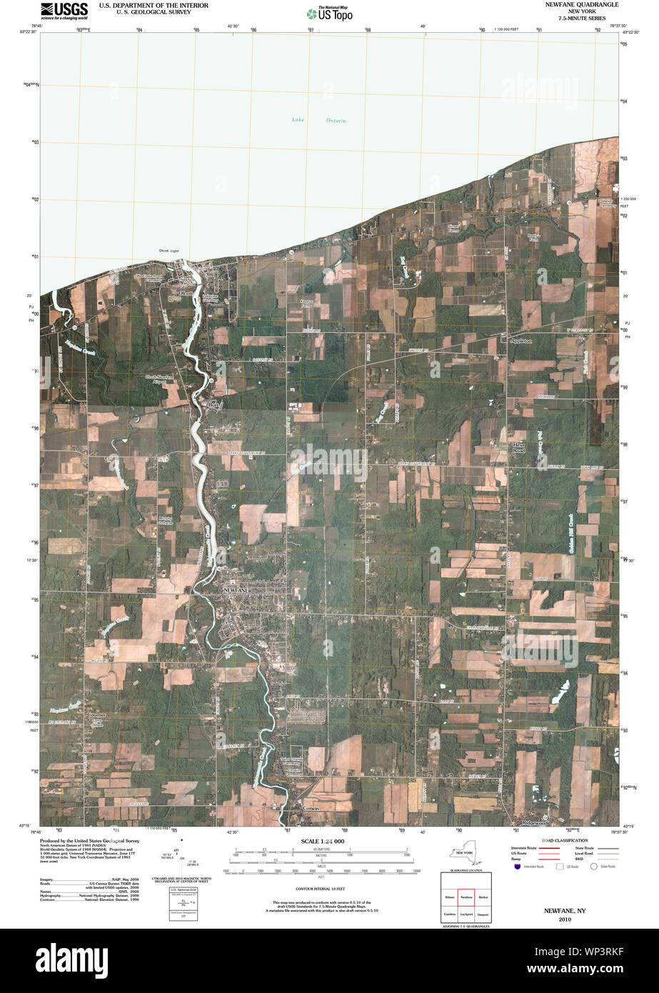 Map of newfane hires stock photography and images Alamy