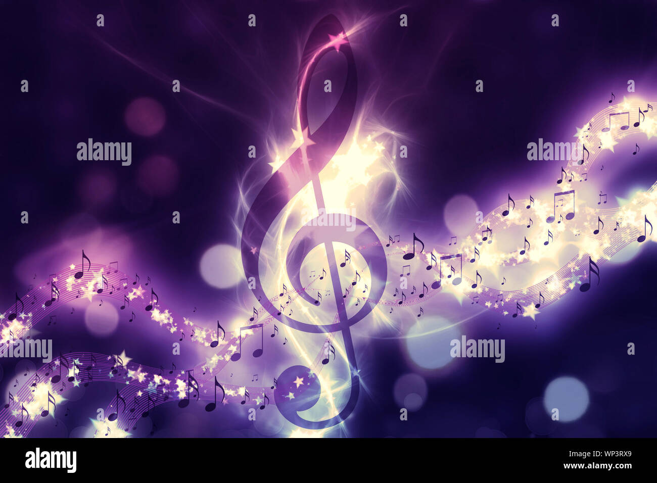 Gold Light Music Note On Blue Background Stock Illustration - Download  Image Now - Music, Backgrounds, Musical Note - iStock