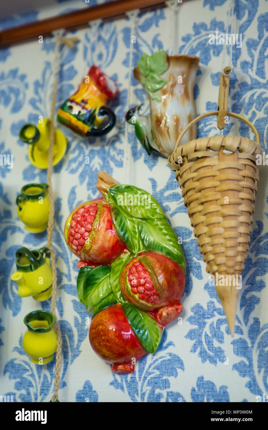 Ceramic Kitchen Decor Stock Photo Alamy