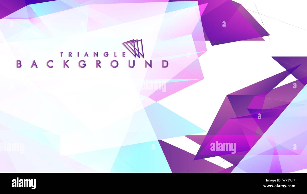Abstract vector triangle background with colorful gradient. Vector EPS ...