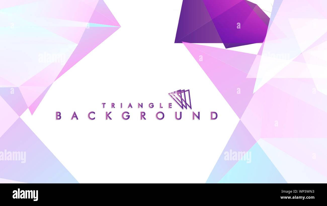Abstract vector triangle background with colorful gradient. Vector EPS ...