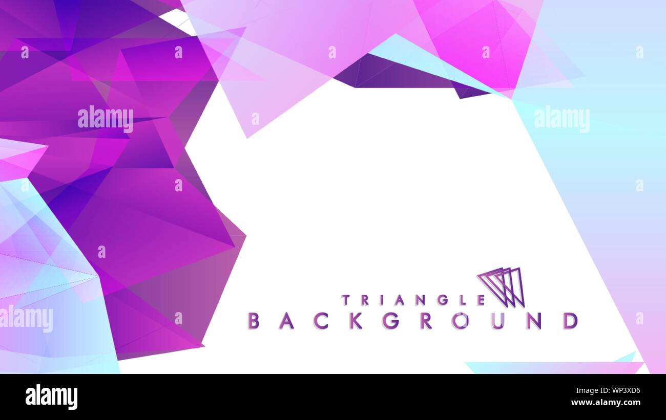Abstract vector triangle background with colorful gradient. Vector EPS ...